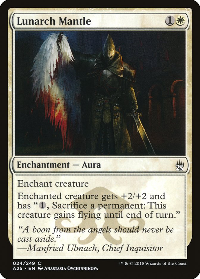 Lunarch Mantle [Masters 25] MTG Single Magic: The Gathering | Red Claw Gaming