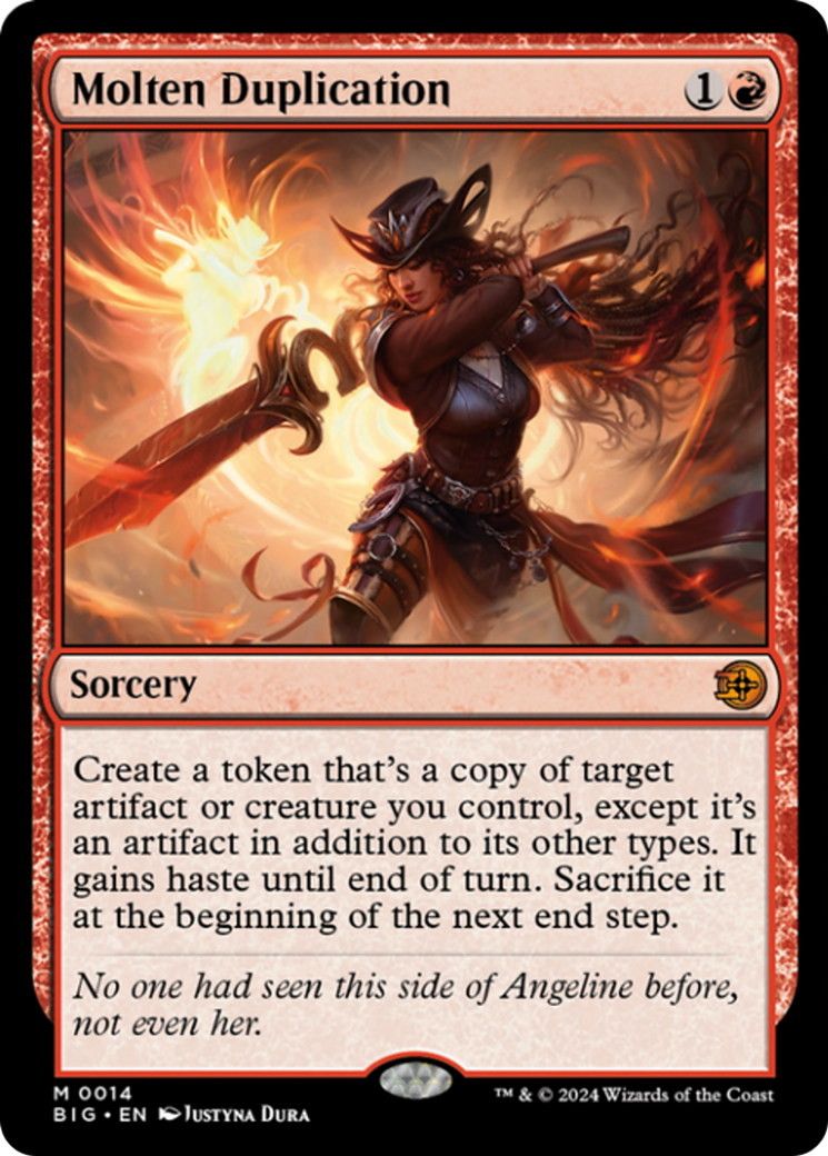 Molten Duplication [Outlaws of Thunder Junction: The Big Score] MTG Single Magic: The Gathering | Red Claw Gaming