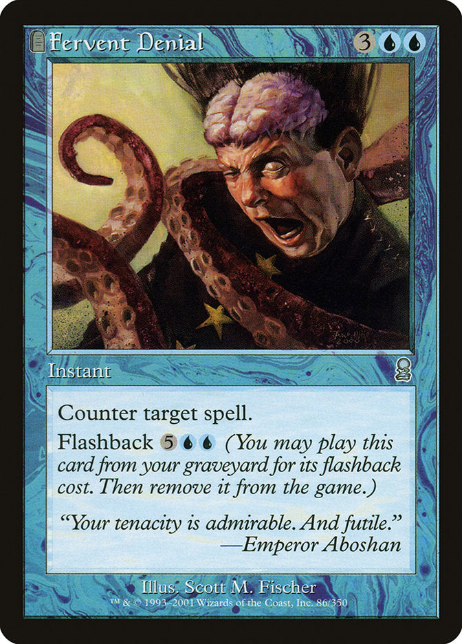 Fervent Denial [Odyssey] MTG Single Magic: The Gathering | Red Claw Gaming