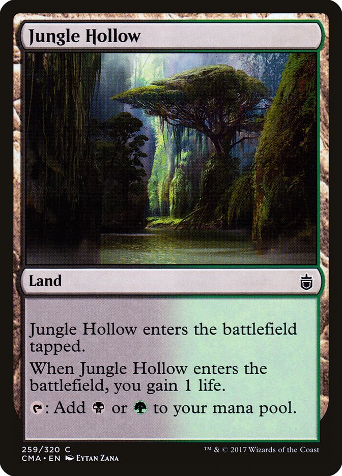Jungle Hollow [Commander Anthology] MTG Single Magic: The Gathering | Red Claw Gaming