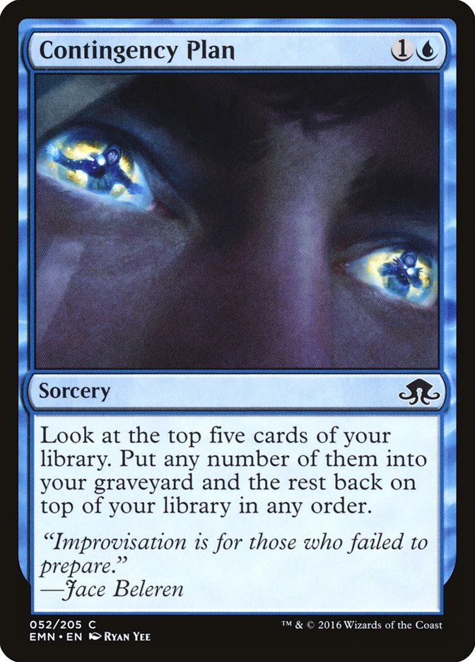 Contingency Plan [Eldritch Moon] MTG Single Magic: The Gathering | Red Claw Gaming