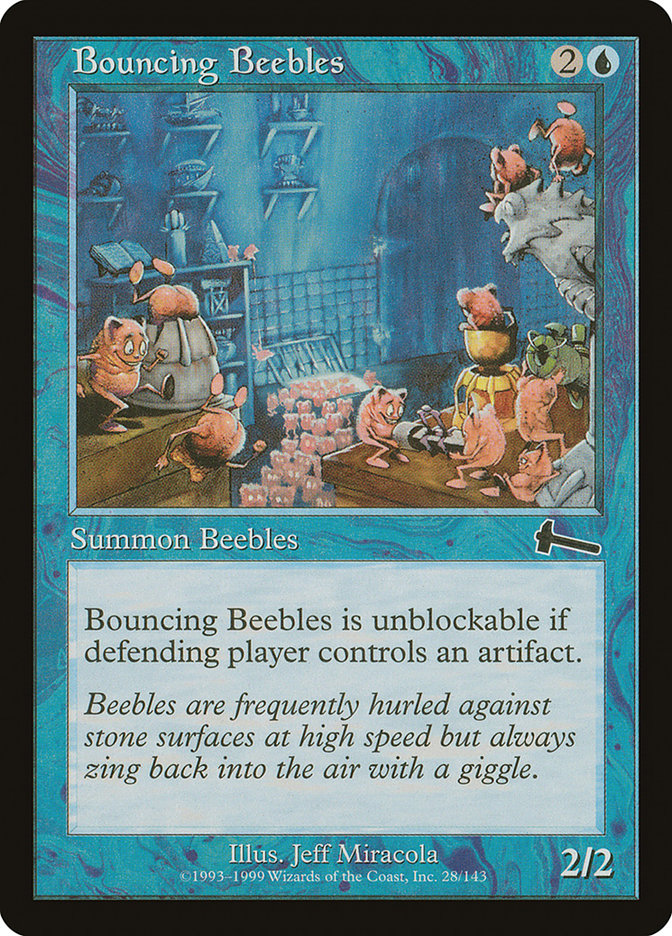 Bouncing Beebles [Urza's Legacy] MTG Single Magic: The Gathering | Red Claw Gaming