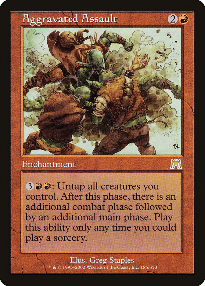 Aggravated Assault [Onslaught] MTG Single Magic: The Gathering | Red Claw Gaming