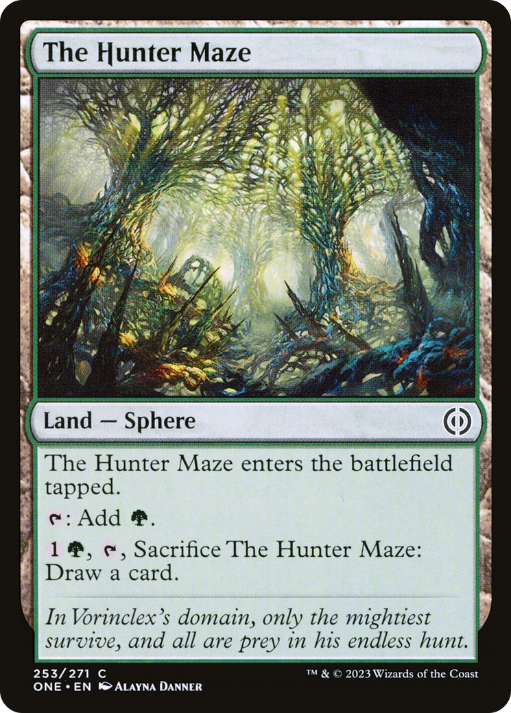 The Hunter Maze [Phyrexia: All Will Be One] MTG Single Magic: The Gathering | Red Claw Gaming