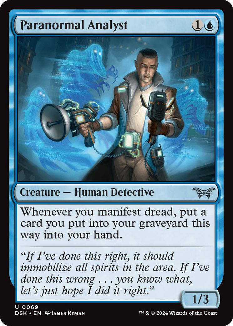 Paranormal Analyst [Duskmourn: House of Horror] MTG Single Magic: The Gathering | Red Claw Gaming