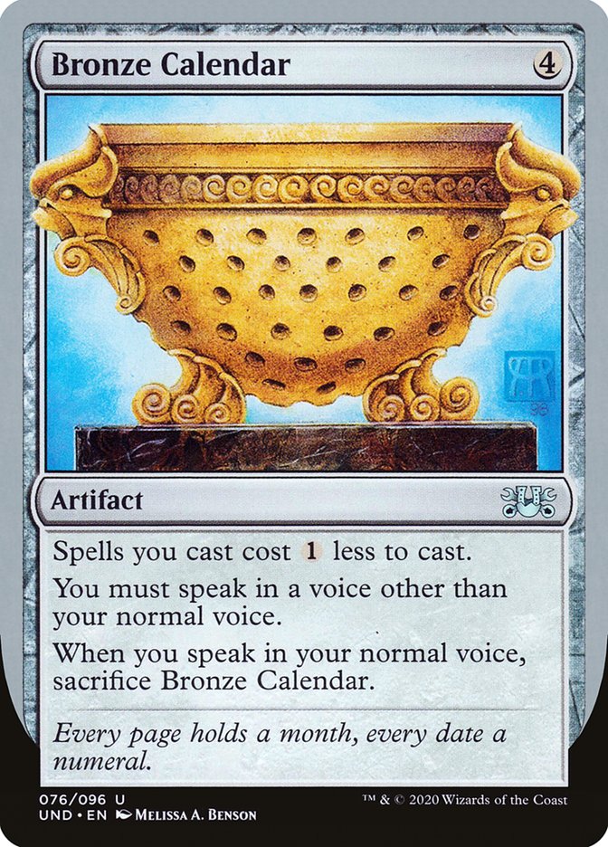Bronze Calendar [Unsanctioned] MTG Single Magic: The Gathering | Red Claw Gaming