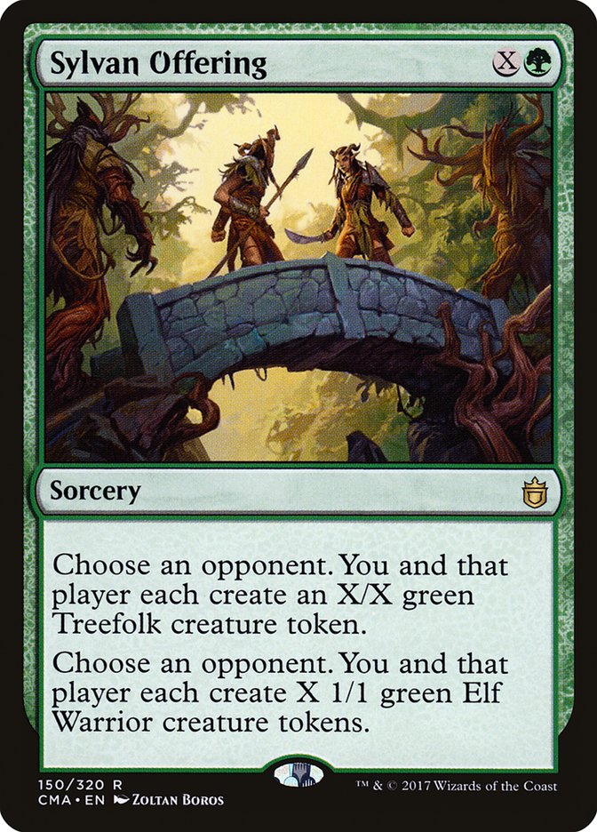 Sylvan Offering [Commander Anthology] MTG Single Magic: The Gathering | Red Claw Gaming