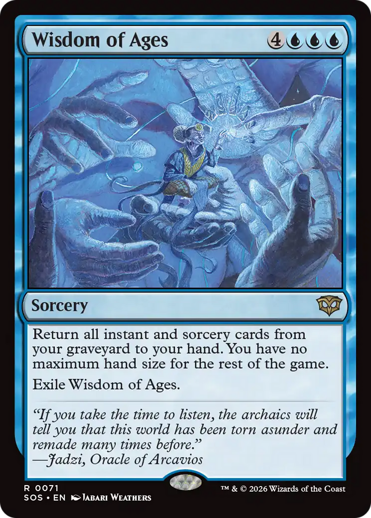 Wisdom of Ages [Secrets of Strixhaven] MTG Single Magic: The Gathering | Red Claw Gaming