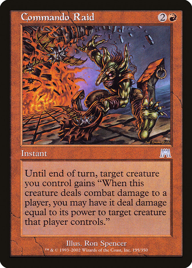 Commando Raid [Onslaught] MTG Single Magic: The Gathering | Red Claw Gaming