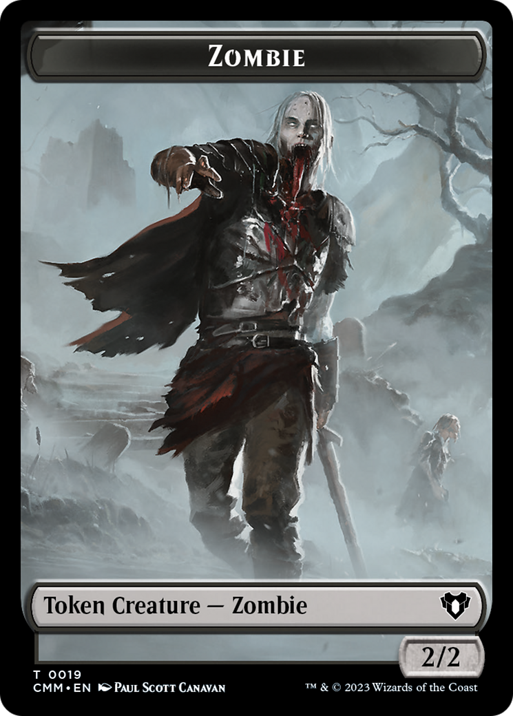 Zombie Token (19) [Commander Masters Tokens] MTG Single Magic: The Gathering    | Red Claw Gaming