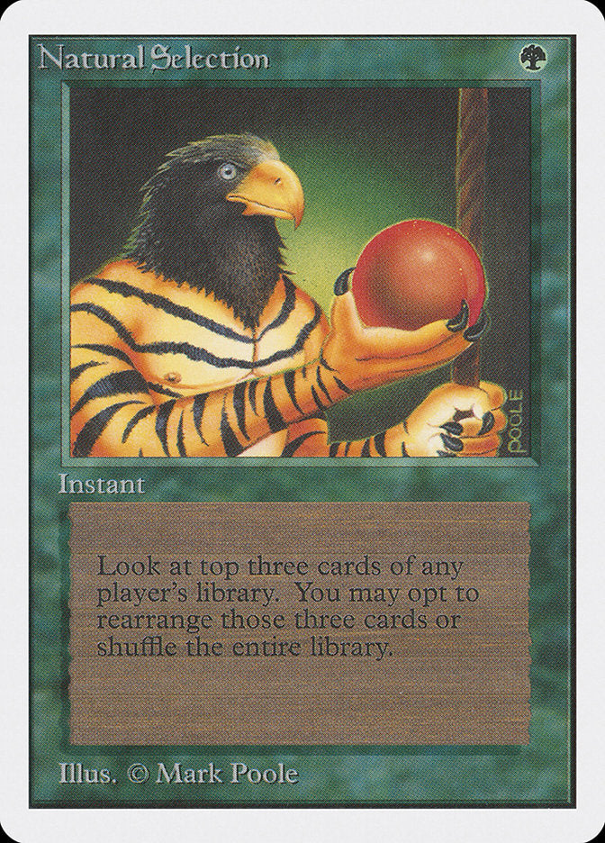 Natural Selection [Unlimited Edition] MTG Single Magic: The Gathering | Red Claw Gaming