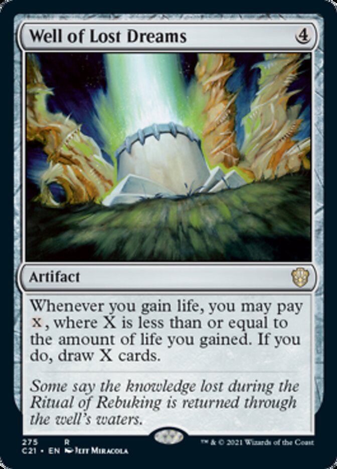 Well of Lost Dreams [Commander 2021] MTG Single Magic: The Gathering | Red Claw Gaming
