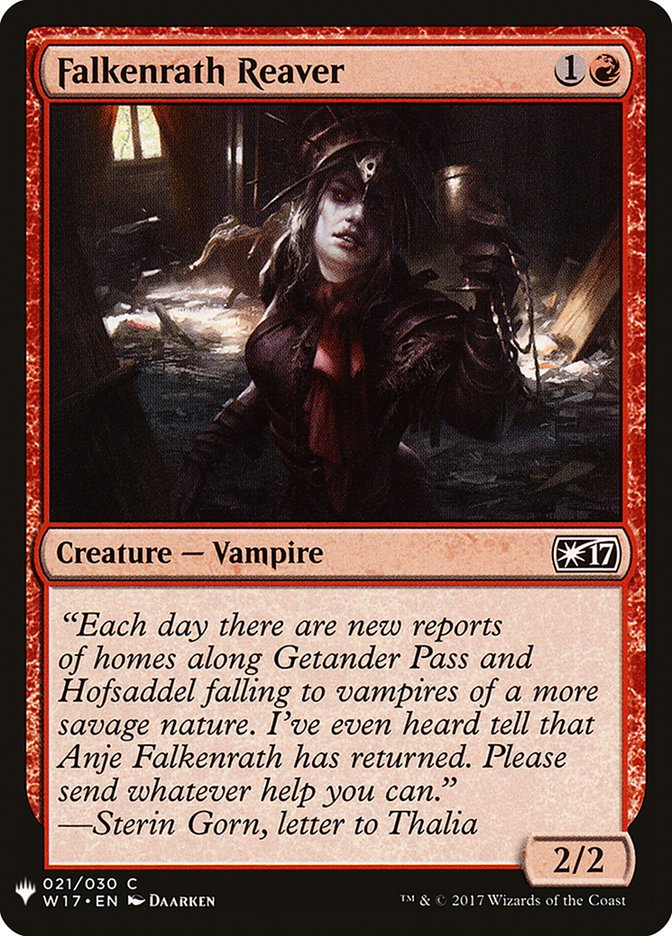 Falkenrath Reaver [Mystery Booster] MTG Single Magic: The Gathering | Red Claw Gaming