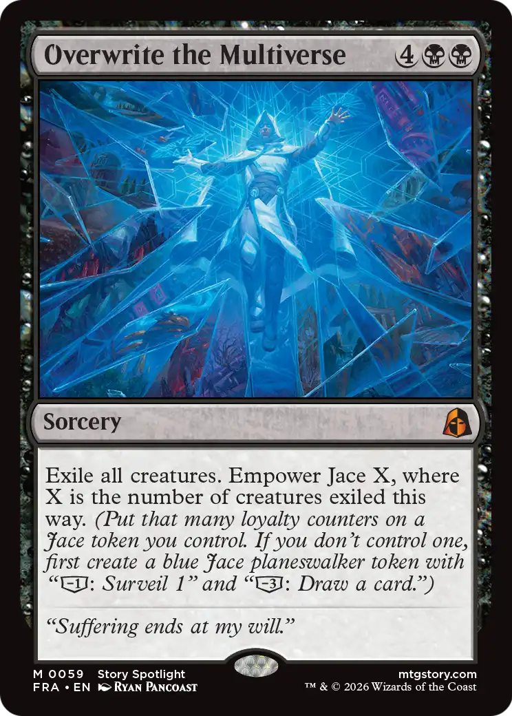 Overwrite the Multiverse [Reality Fracture] MTG Single Magic: The Gathering | Red Claw Gaming