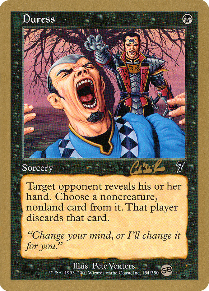 Duress (Carlos Romao) (SB) [World Championship Decks 2002] MTG Single Magic: The Gathering | Red Claw Gaming
