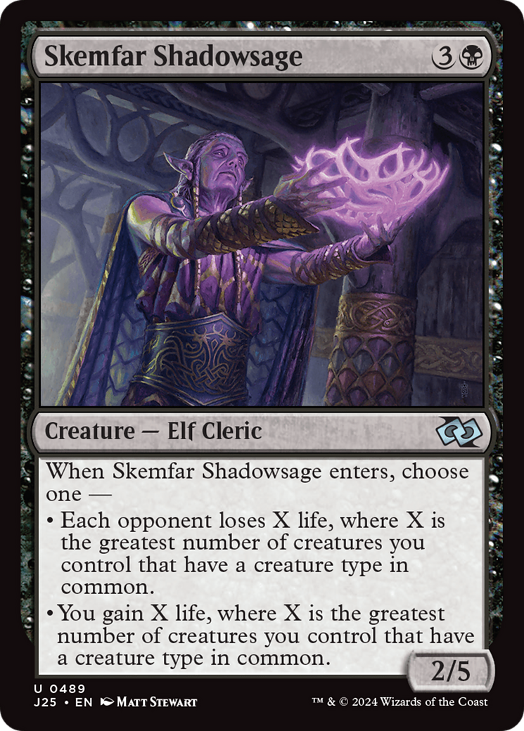 Skemfar Shadowsage [Foundations Jumpstart] MTG Single Magic: The Gathering | Red Claw Gaming