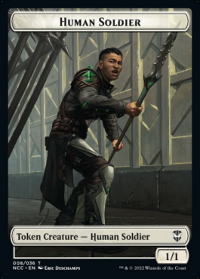 Eldrazi // Human Soldier Double-Sided Token [Streets of New Capenna Commander Tokens] MTG Single Magic: The Gathering | Red Claw Gaming