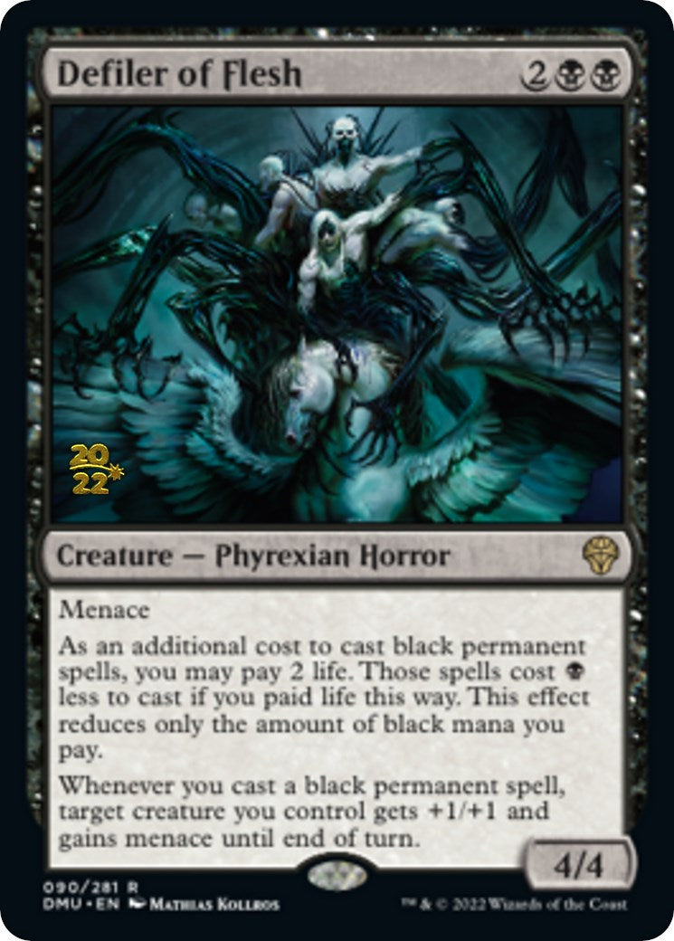 Defiler of Flesh [Dominaria United Prerelease Promos] MTG Single Magic: The Gathering | Red Claw Gaming