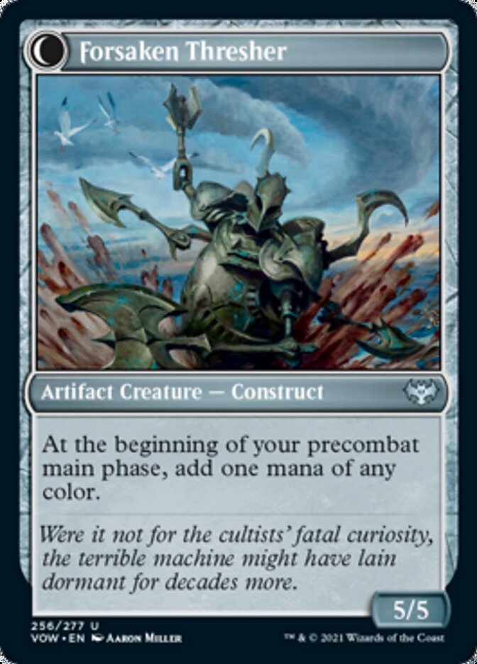 Foreboding Statue // Forsaken Thresher [Innistrad: Crimson Vow] MTG Single Magic: The Gathering | Red Claw Gaming