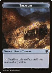 Treasure // Zombie Double-Sided Token [Commander Legends Tokens] MTG Single Magic: The Gathering | Red Claw Gaming