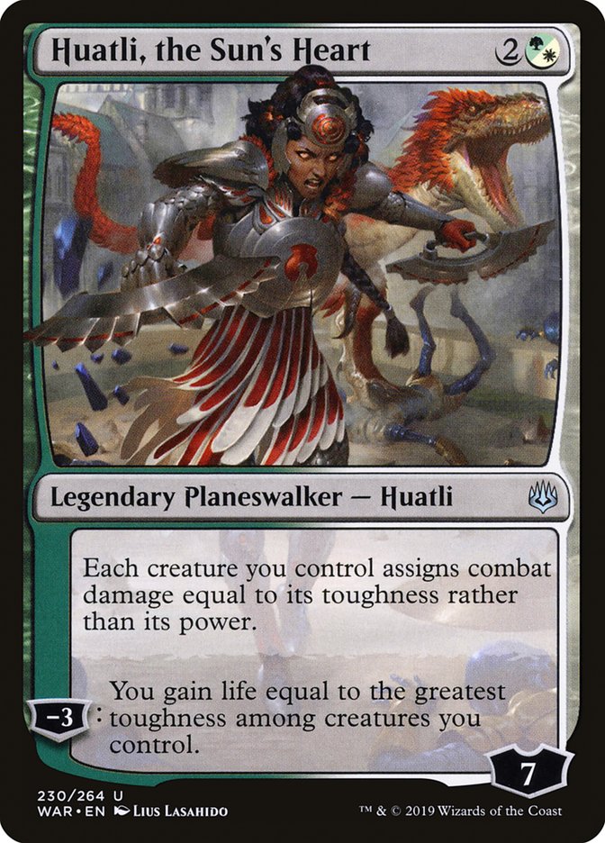Huatli, the Sun's Heart [War of the Spark] MTG Single Magic: The Gathering | Red Claw Gaming