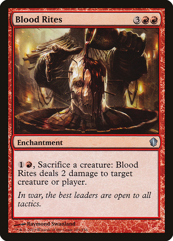 Blood Rites [Commander 2013] MTG Single Magic: The Gathering | Red Claw Gaming