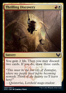 Thrilling Discovery [Strixhaven: School of Mages] MTG Single Magic: The Gathering | Red Claw Gaming
