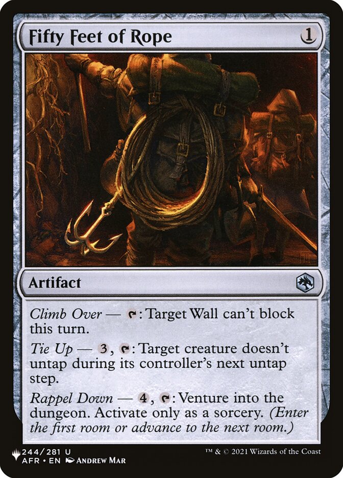 Fifty Feet of Rope [The List] MTG Single Magic: The Gathering | Red Claw Gaming