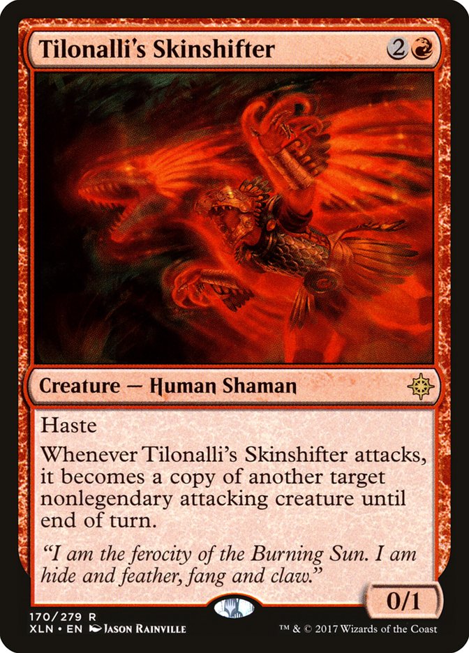 Tilonalli's Skinshifter [Ixalan] MTG Single Magic: The Gathering | Red Claw Gaming