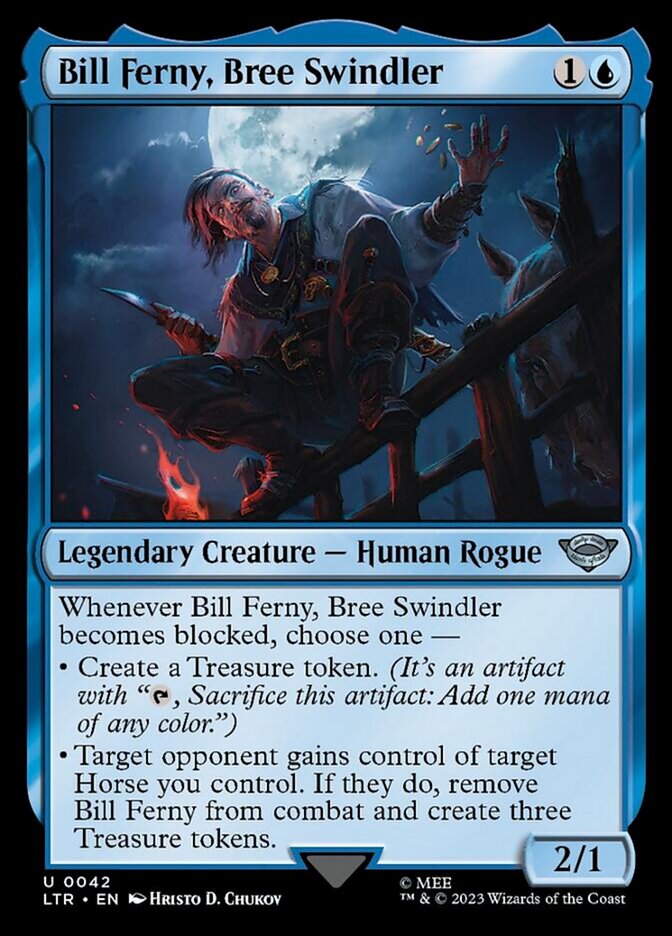 Bill Ferny, Bree Swindler [The Lord of the Rings: Tales of Middle-Earth] MTG Single Magic: The Gathering | Red Claw Gaming