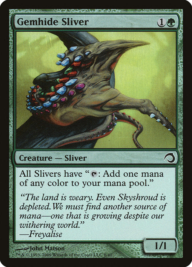 Gemhide Sliver [Premium Deck Series: Slivers] MTG Single Magic: The Gathering | Red Claw Gaming
