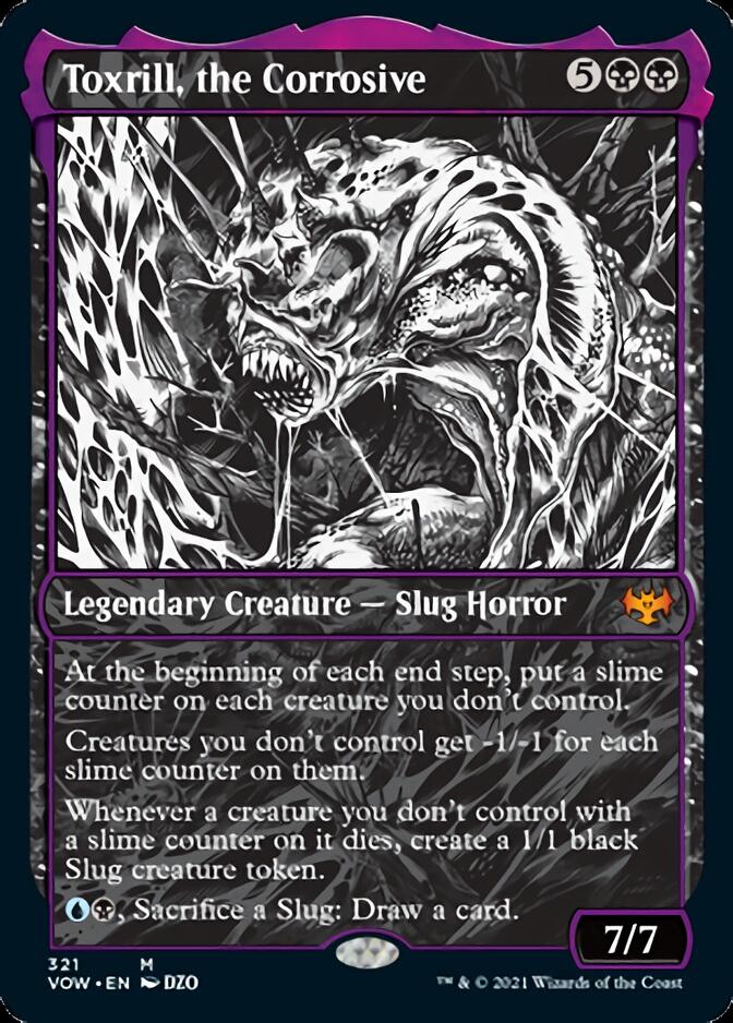 Toxrill, the Corrosive (Showcase Eternal Night) [Innistrad: Crimson Vow] MTG Single Magic: The Gathering | Red Claw Gaming