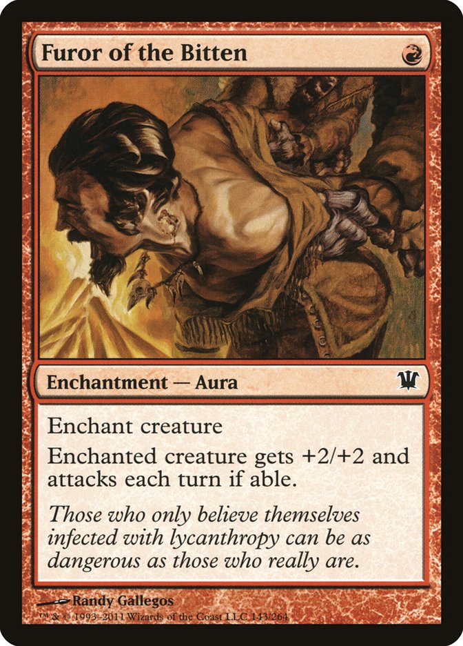 Furor of the Bitten [Innistrad] MTG Single Magic: The Gathering | Red Claw Gaming
