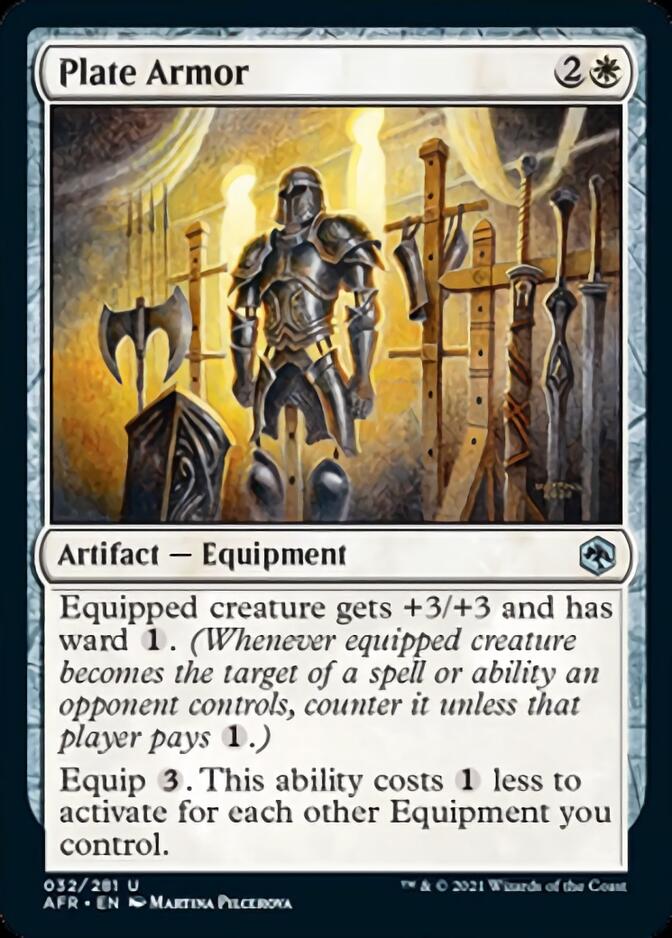 Plate Armor [Dungeons & Dragons: Adventures in the Forgotten Realms] MTG Single Magic: The Gathering | Red Claw Gaming