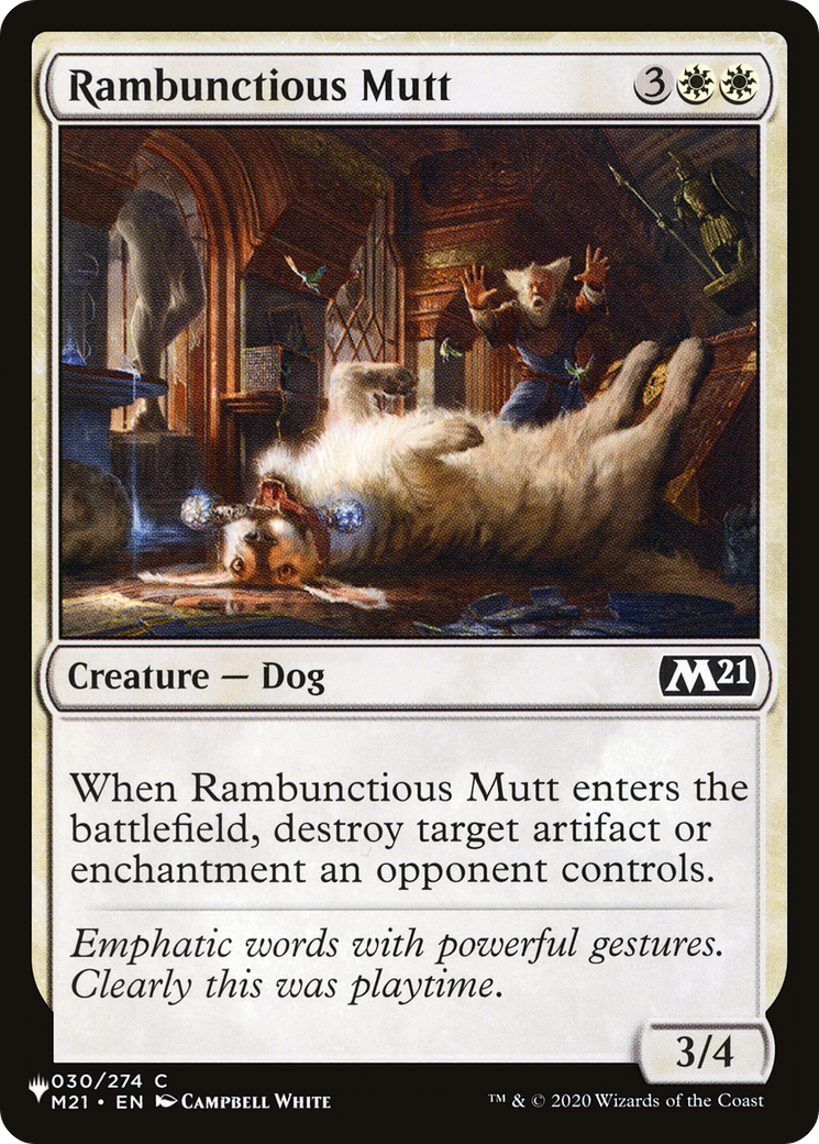Rambunctious Mutt [The List] MTG Single Magic: The Gathering | Red Claw Gaming