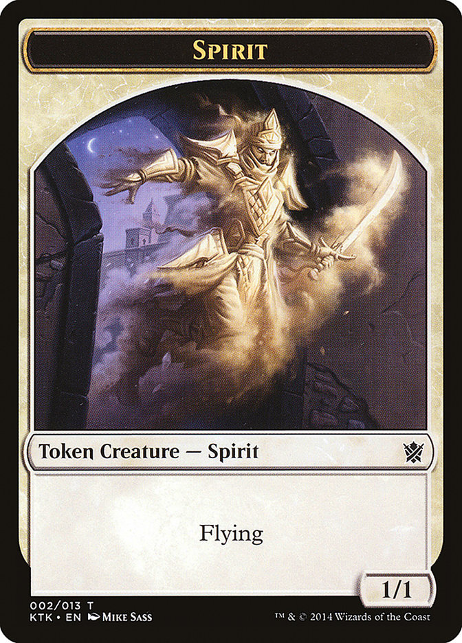Spirit Token [Khans of Tarkir Tokens] MTG Single Magic: The Gathering | Red Claw Gaming