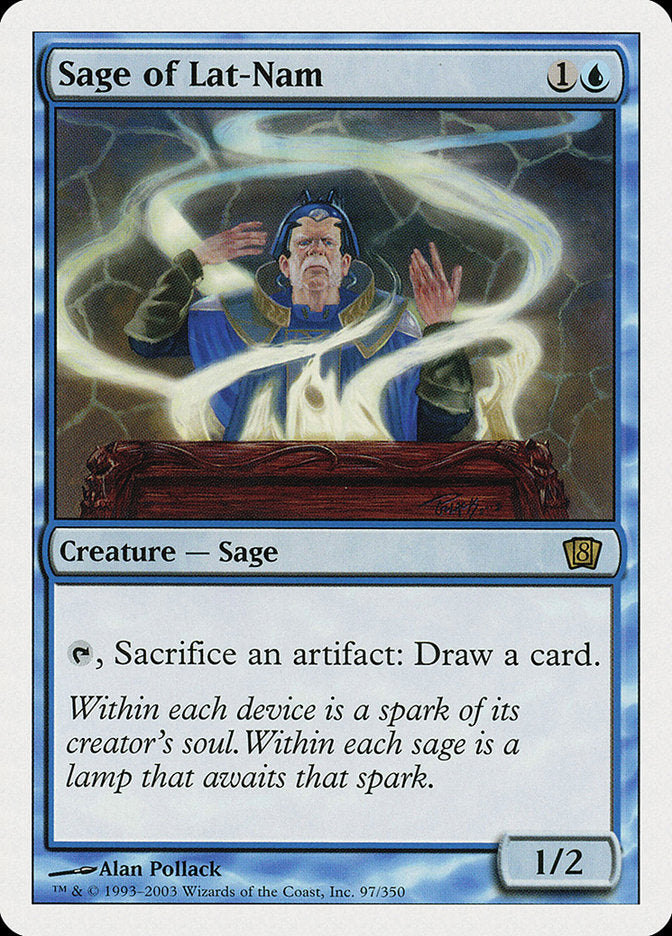 Sage of Lat-Nam [Eighth Edition] MTG Single Magic: The Gathering | Red Claw Gaming