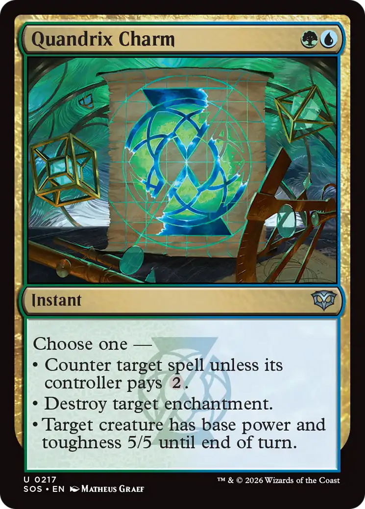 Quandrix Charm [Secrets of Strixhaven] MTG Single Magic: The Gathering | Red Claw Gaming