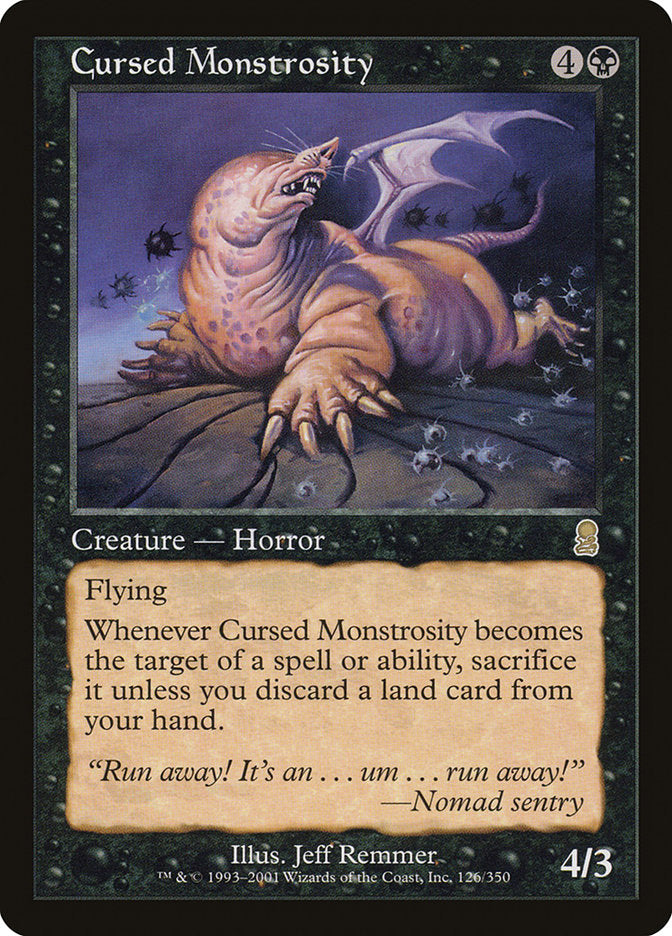 Cursed Monstrosity [Odyssey] MTG Single Magic: The Gathering | Red Claw Gaming