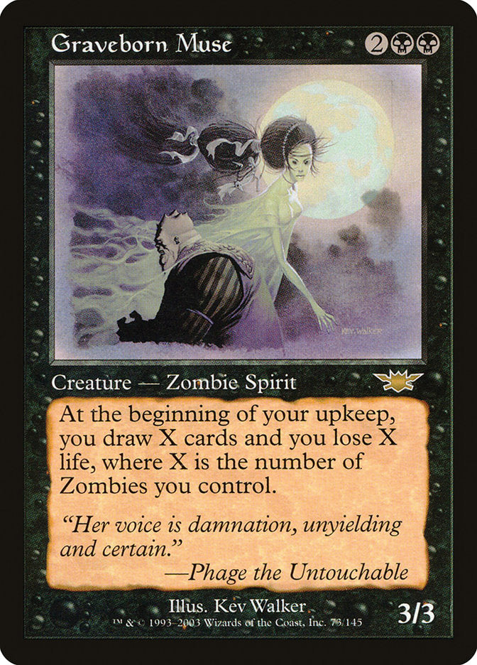 Graveborn Muse [Legions] MTG Single Magic: The Gathering | Red Claw Gaming