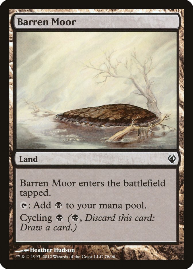Barren Moor [Duel Decks: Izzet vs. Golgari] MTG Single Magic: The Gathering | Red Claw Gaming