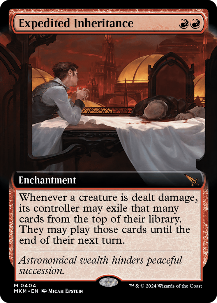 Expedited Inheritance (Extended Art) [Murders at Karlov Manor] MTG Single Magic: The Gathering    | Red Claw Gaming