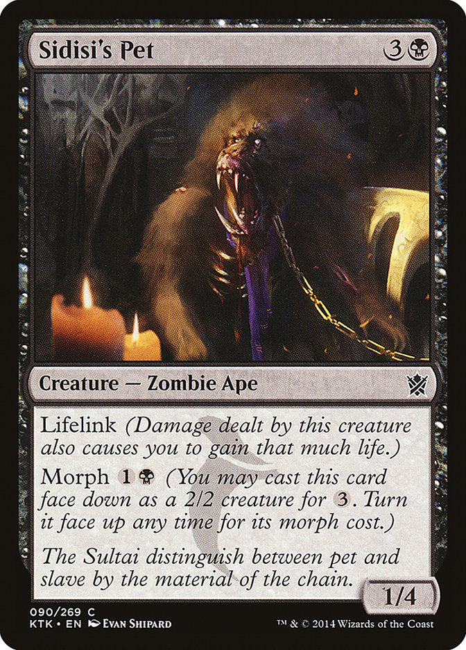 Sidisi's Pet [Khans of Tarkir] MTG Single Magic: The Gathering | Red Claw Gaming