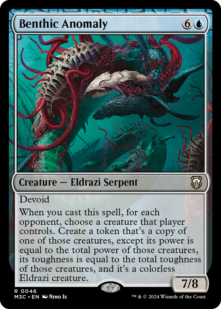 Benthic Anomaly (Ripple Foil) [Modern Horizons 3 Commander] MTG Single Magic: The Gathering | Red Claw Gaming