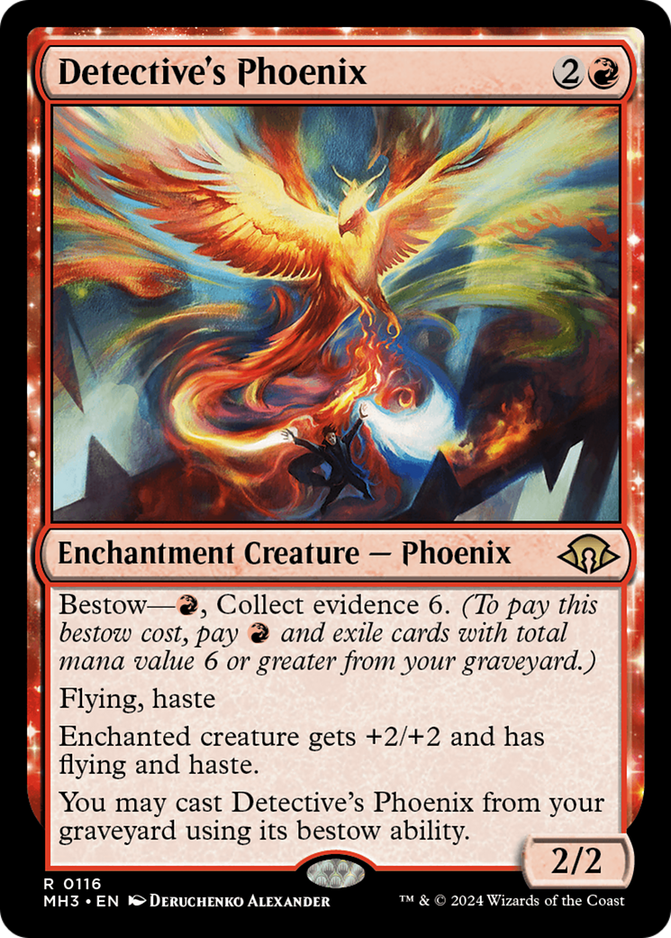 Detective's Phoenix [Modern Horizons 3] MTG Single Magic: The Gathering    | Red Claw Gaming