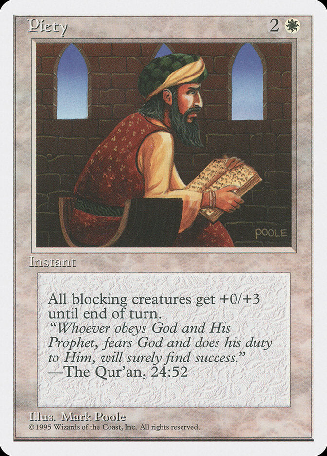 Piety [Fourth Edition] MTG Single Magic: The Gathering | Red Claw Gaming