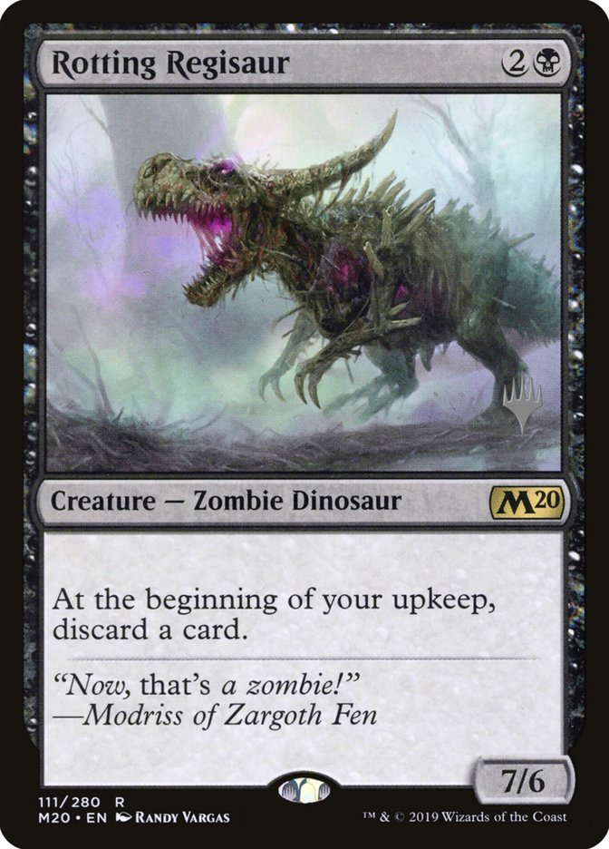 Rotting Regisaur (Promo Pack) [Core Set 2020 Promos] MTG Single Magic: The Gathering | Red Claw Gaming
