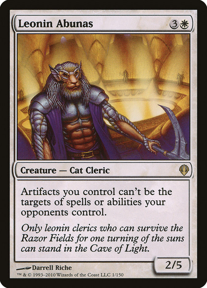 Leonin Abunas [Archenemy] MTG Single Magic: The Gathering | Red Claw Gaming