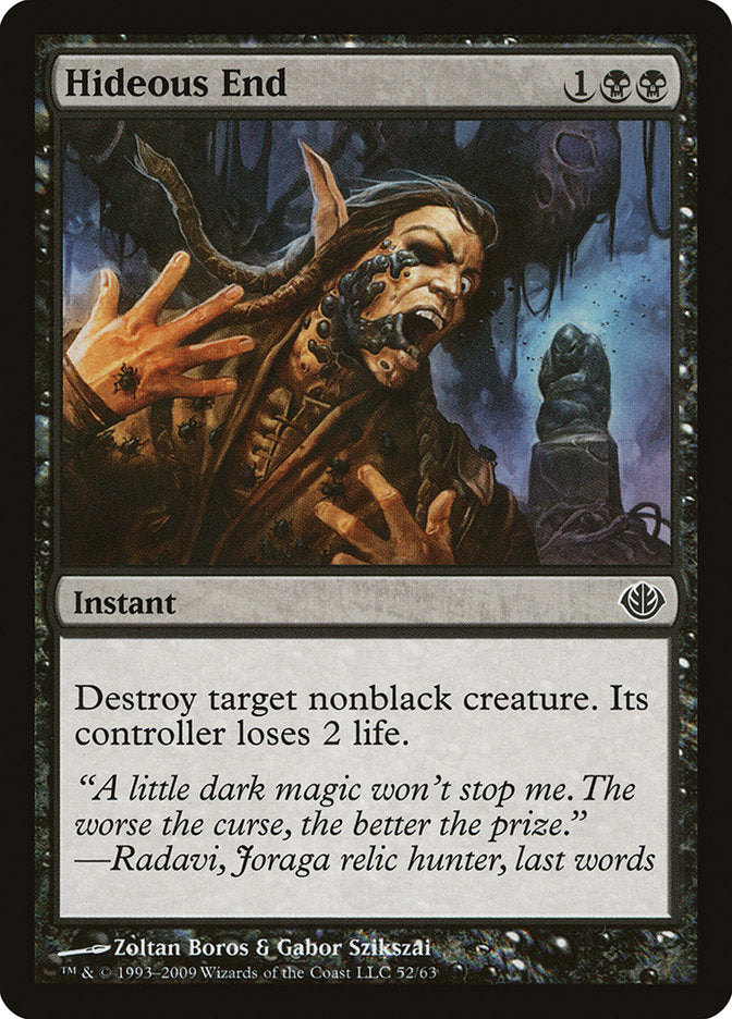 Hideous End [Duel Decks: Garruk vs. Liliana] MTG Single Magic: The Gathering | Red Claw Gaming
