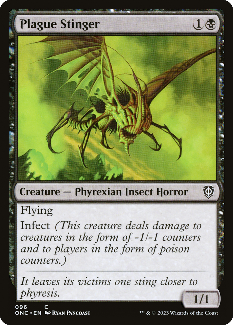Plague Stinger [Phyrexia: All Will Be One Commander] MTG Single Magic: The Gathering | Red Claw Gaming